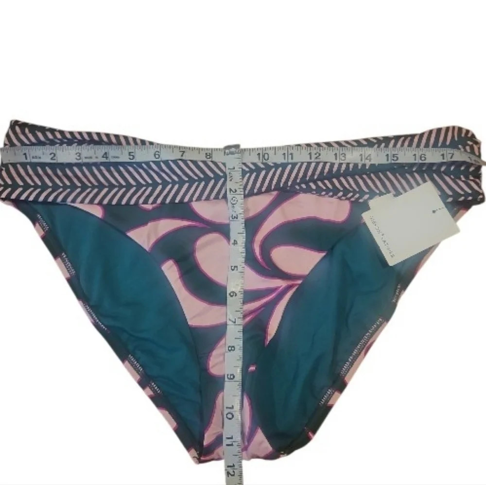 NWT Gibson Latimer Pink and Teal Bikini Set sz XL